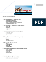 Stand by Me Film Worksheet