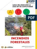 Protocolo Incendios Forestales