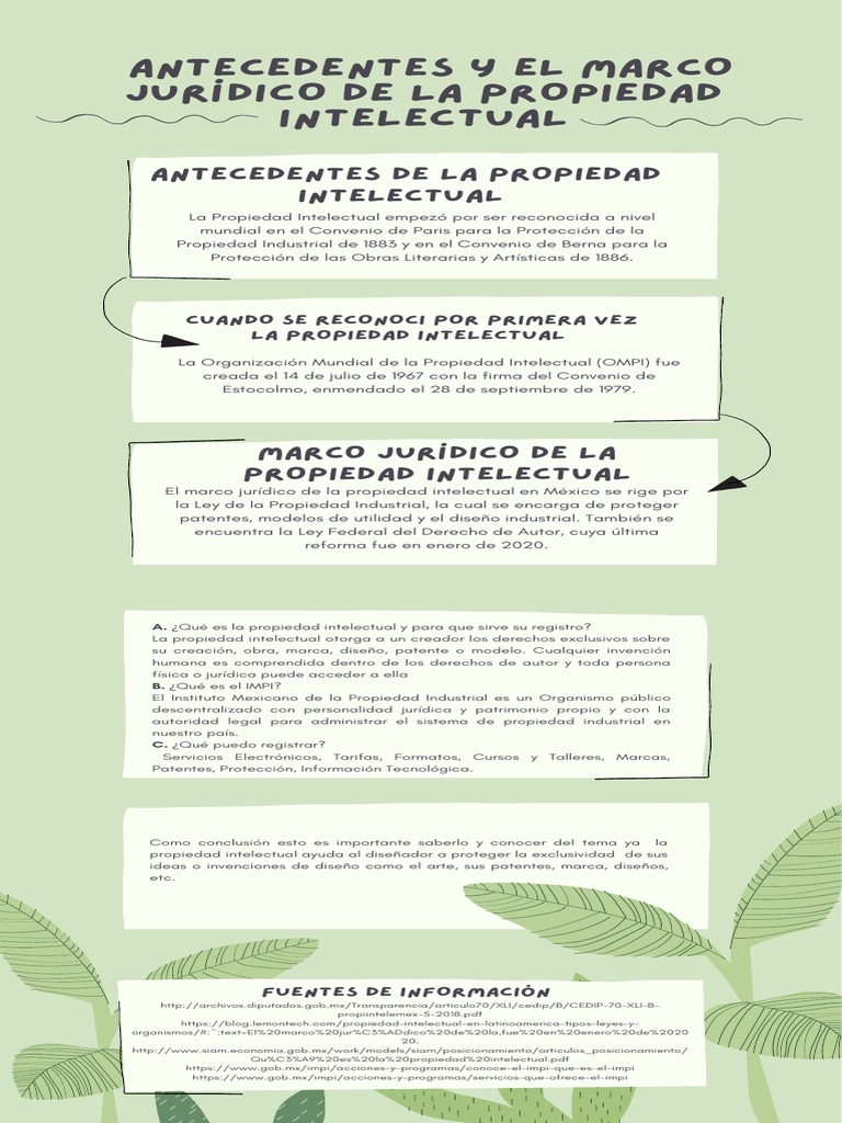 Marco Jurídico De La Propiedad Intelectual Pdf 