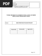 Construction Method For Underground HDPE Piping Systems | PDF | Pipe ...