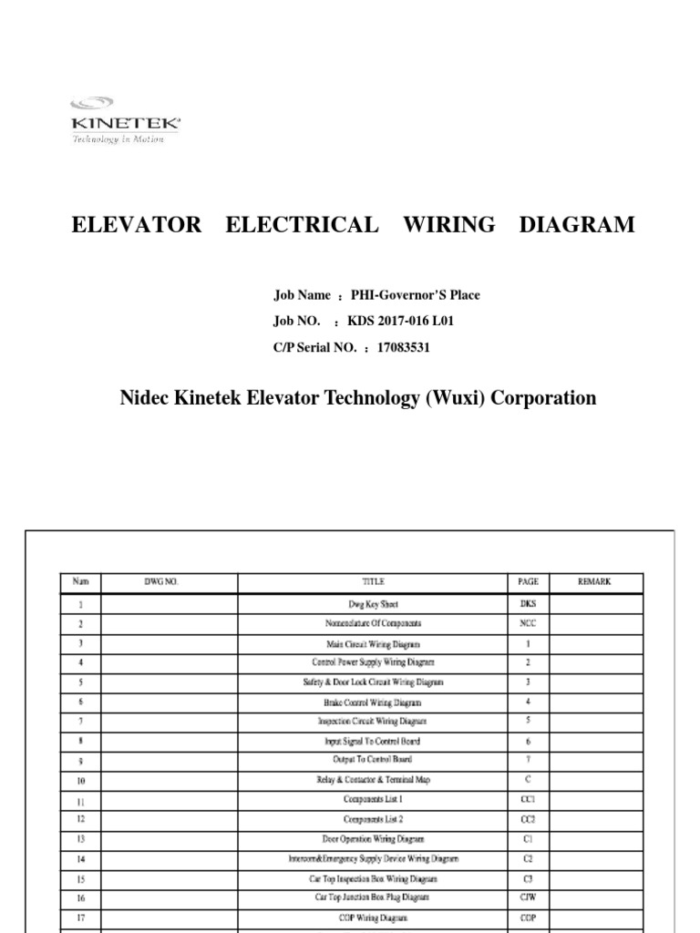 Nidec Fusion 3 Electric Wiring PDF