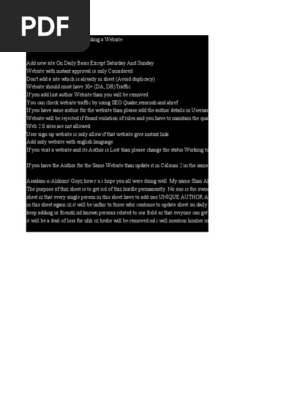 Daily Update Sheet by Shan SEO | PDF | Access Control | Internet