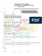 Kelas 1 SD Latihan Soal Penyisihan Emc 2022