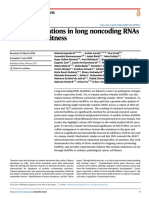 Tumour Mutations in Long Noncoding Rnas Enhance Cell Fitness: Check For Updates