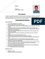 CV of MD Hushaifa Hossain Shagor