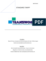 Transworld Tariff Transworld-1