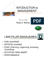 INTODUCTION To MANAGEMENT