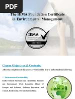 IEMA Certificate - Day 1