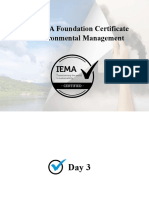 IEMA Certificate - Day 3