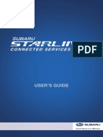SUBAR STARLINK Connected Services User Guide