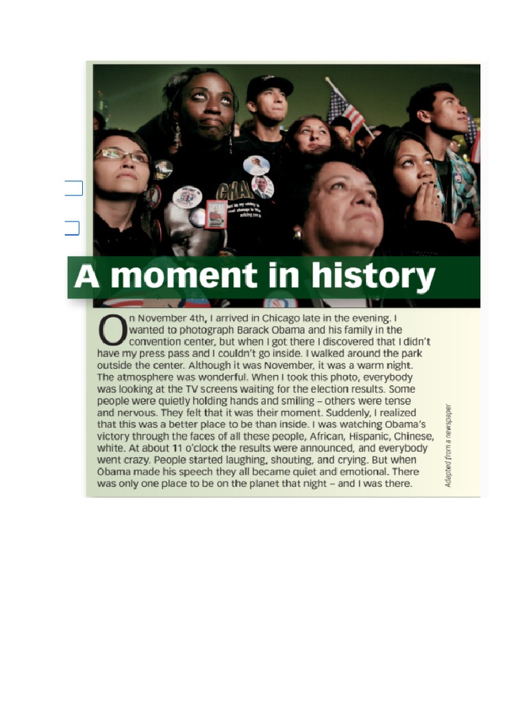 A Moment in History | PDF