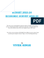 Budget 2023-24 and Eco Survey 2022-23 Vivek Singh