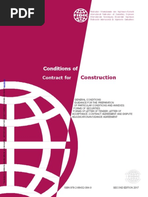 Fidic(Cy)Red.construction Contract 2nd Ed 2017