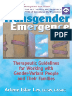 Arlene Istar Lev - Transgender Emergence - Therapeutic Guidelines For Working With Gender-Variant People and Their Families-Haworth Press (2004)