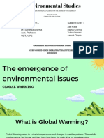 The Emergence of Environmental Issues