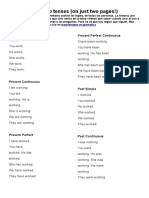 All Verb Tenses