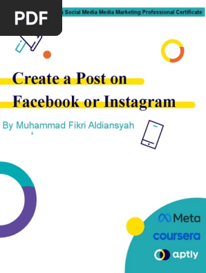 Create a Post on Facebook coursera by Author