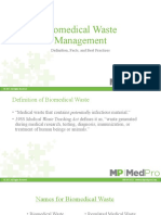 Biomedical Waste Management