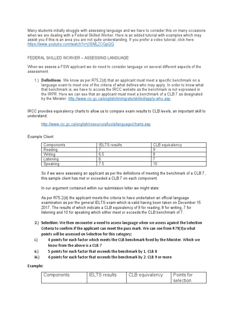 Assessing Language Tutorial Pdf International English Language