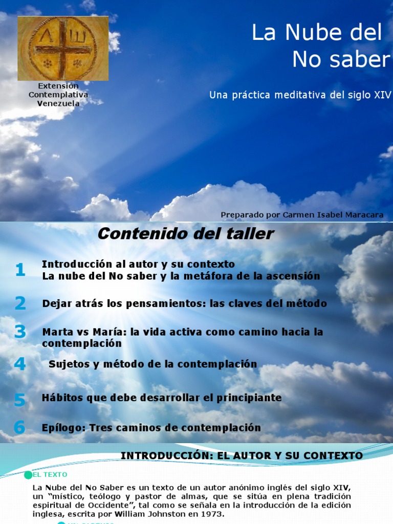 Presentacion Nube Del No Saber PDF