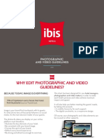 Ibis Photographic and Video Guidelines