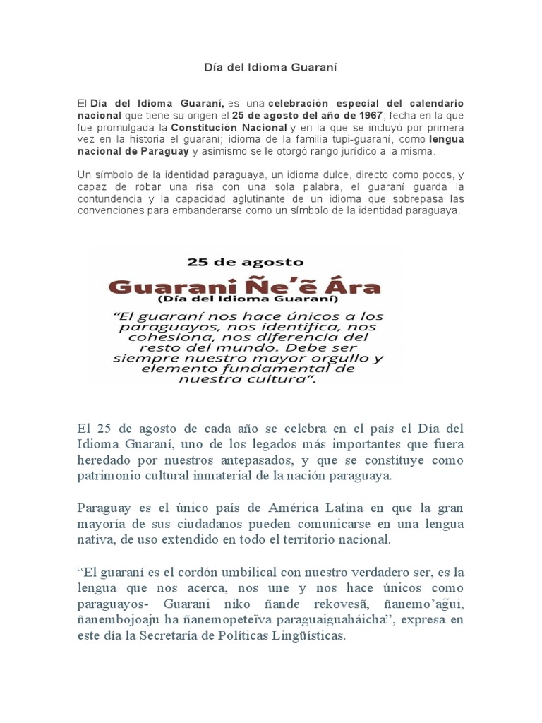 Idioma Guarani PDF
