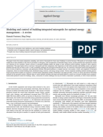 Modeling and Control of Building-Integrated Microgrids For Optimal Energy