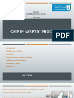GMP in Aseptic Process Presentation