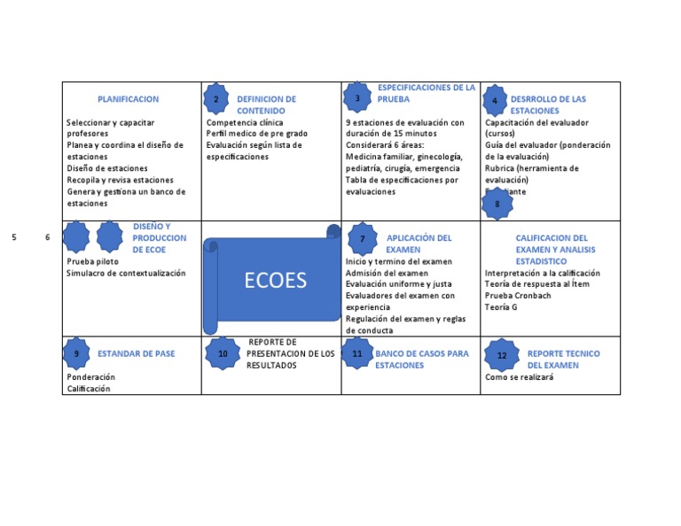 Planificación y Evaluación de ECOE | PDF | Cuidado de la salud | Medicina