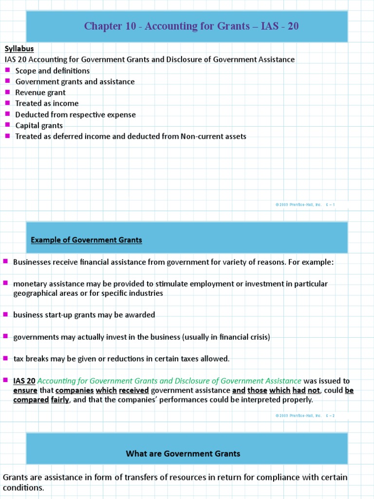 Accounting For Grants PDF