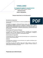 VINELAND - ESCALA DE COMPORTAMENTO ADAPTATIVO - Até 18 Anos e 11 Meses