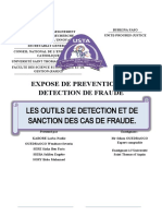 EXPOSE DE PREVENTION ET DETECTION DE FRAUDE