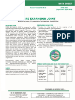 FIBRE EXPANSION JOINT Product Data 2133416