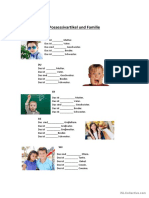 Possessivartikel Und Familie