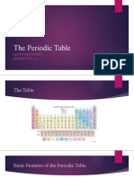 1 the Periodic Table