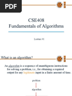 Lecture 1 (Fundamental of Algorithms)