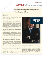 2018 08 10 Mike McKool Litigator of The Week - Sharing The Limelight and Reaping The Glory
