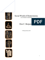 2015 Don C. Benjamin - Social World of Deuteronomy A New Feminist Commentary