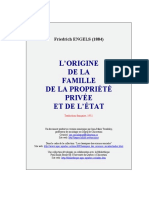 L'origine de la famille, de la propriété privée et de l'État