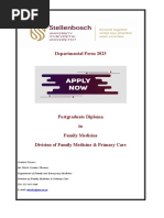 Postgraduate Diploma Departmental Form 2023