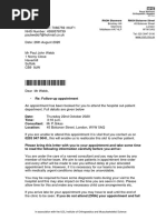 NHS Hospital Appointment Letter Template | PDF | National Health ...