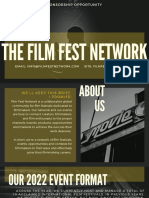 Film Festival Network Sponsorship Deck