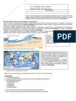 Atividade Geografia N°4 - 1° EJA - Abalos Sísmicos