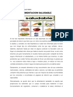 Folleto de Sensibilizacion de Alimentacion Saludable