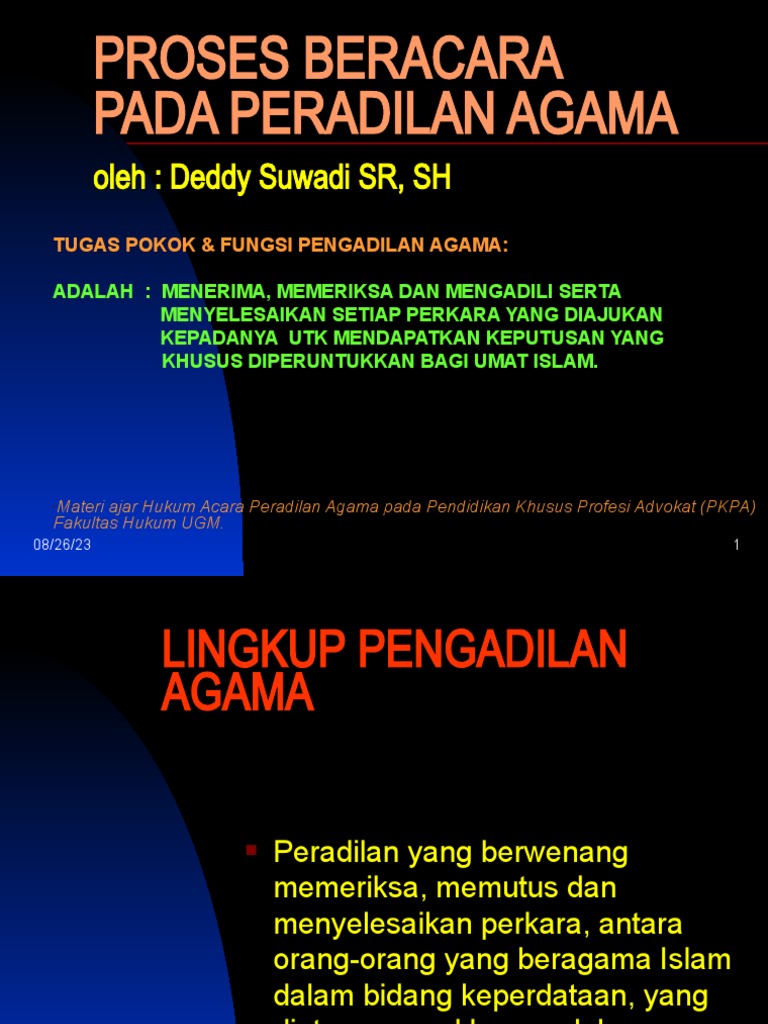 Dokumen Tips Beracara Pada Pengadilan Agama Pdf