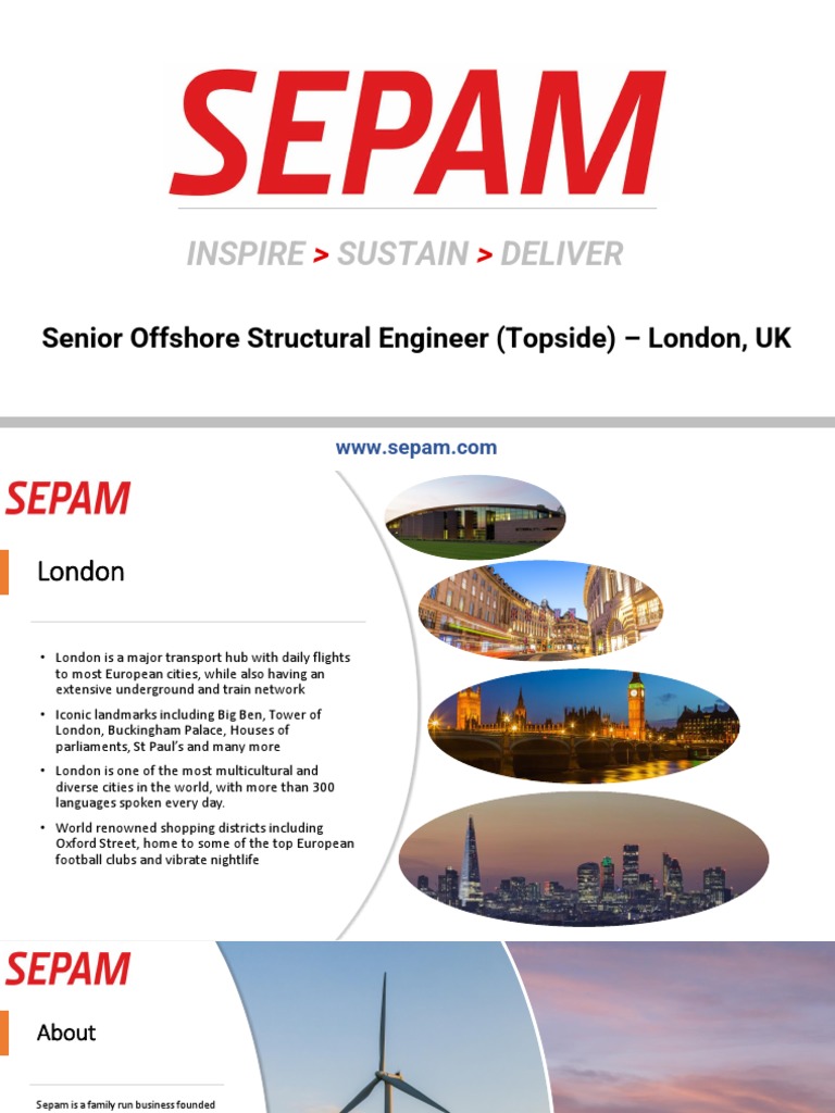 Senior Offshore Structural Engineer Job in London | PDF | Business | Art