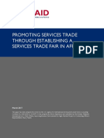 Promoting Services Trade Through Establishing A Services Trade Fair in Africa