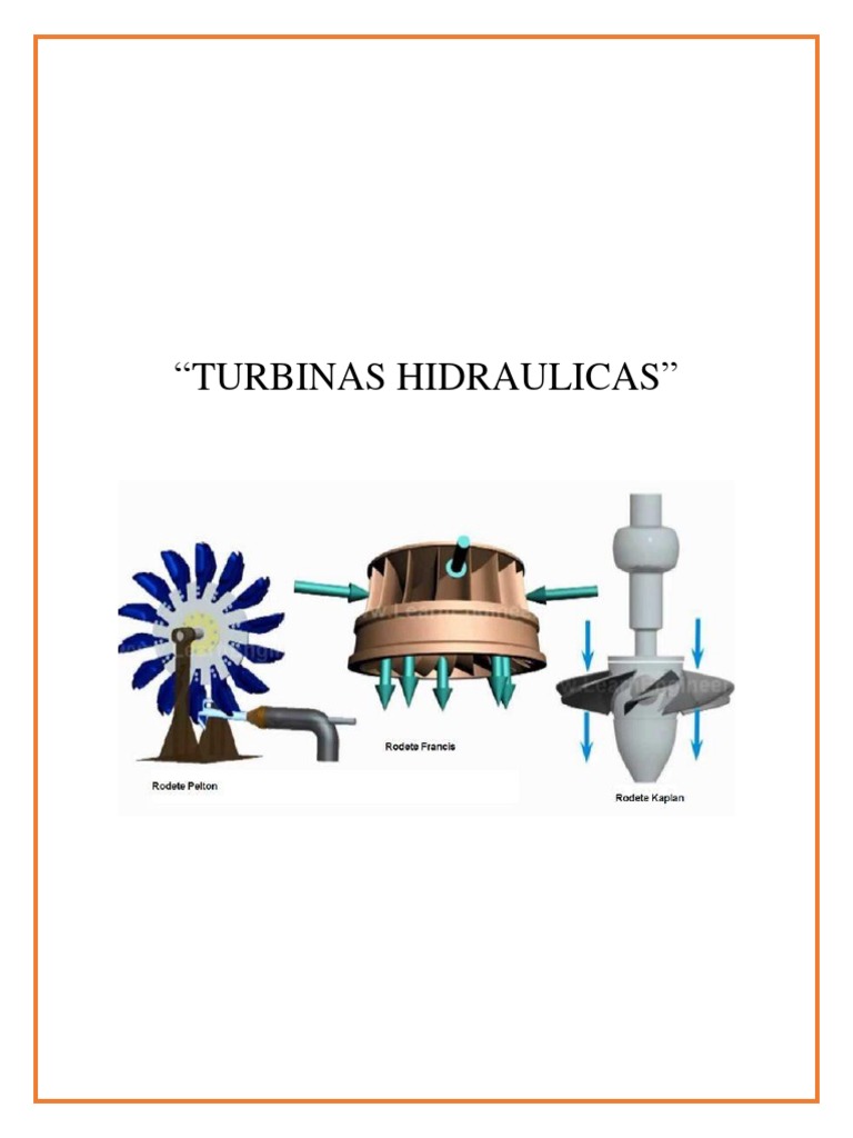 Tipos de Turbinas Hidráulicas | PDF | Turbina | Turbomaquinaria