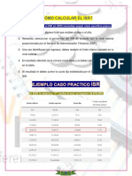 Ejemplo Cómo Calcular El Isr e Iva