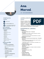 Currículum - Ana Marval